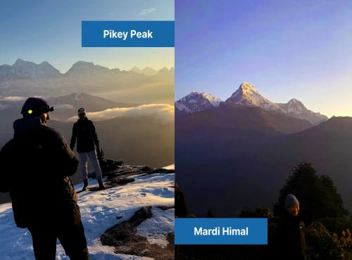 Pikey Peak vs Mardi Himal Trek