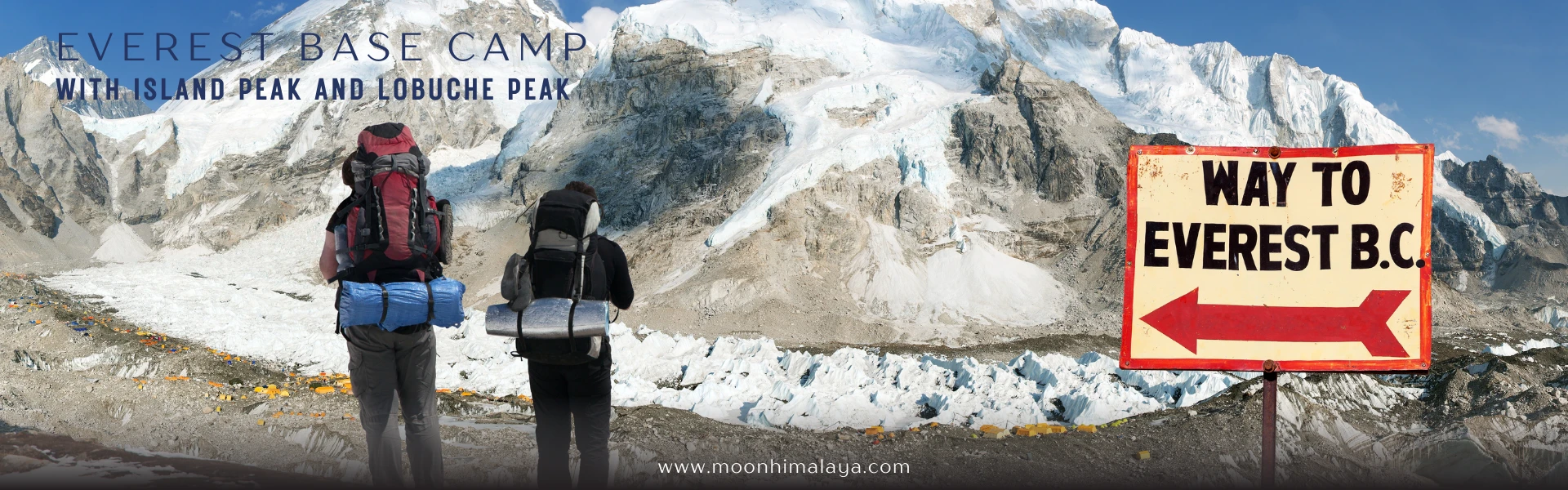 Everest Base Camp with Island Peak and Lobuche Peak