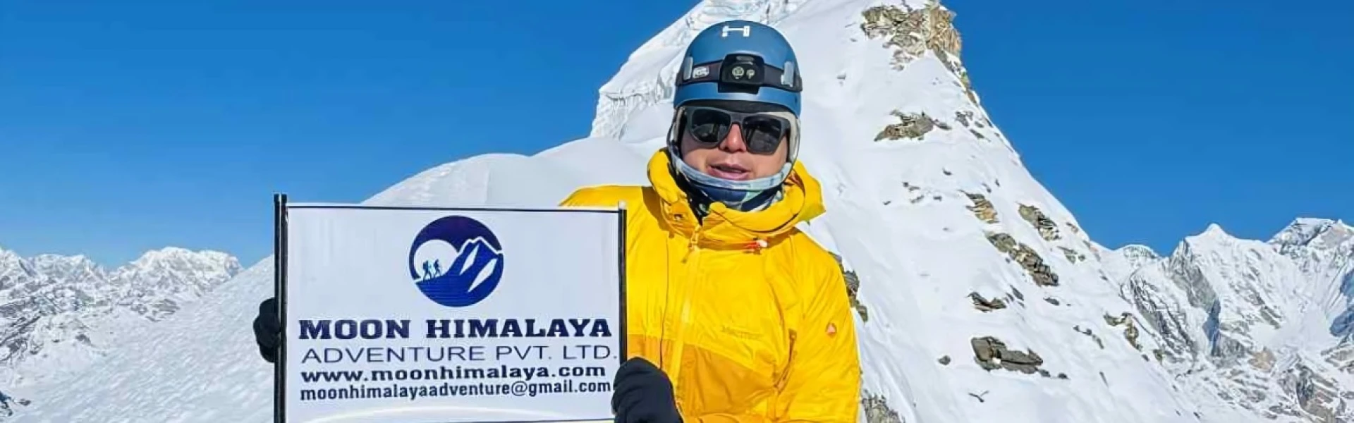 Lachhuman Tamang at Lobuche Peak