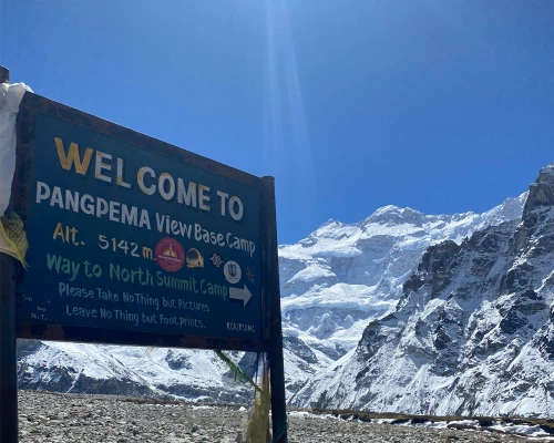 Pangpema base camp