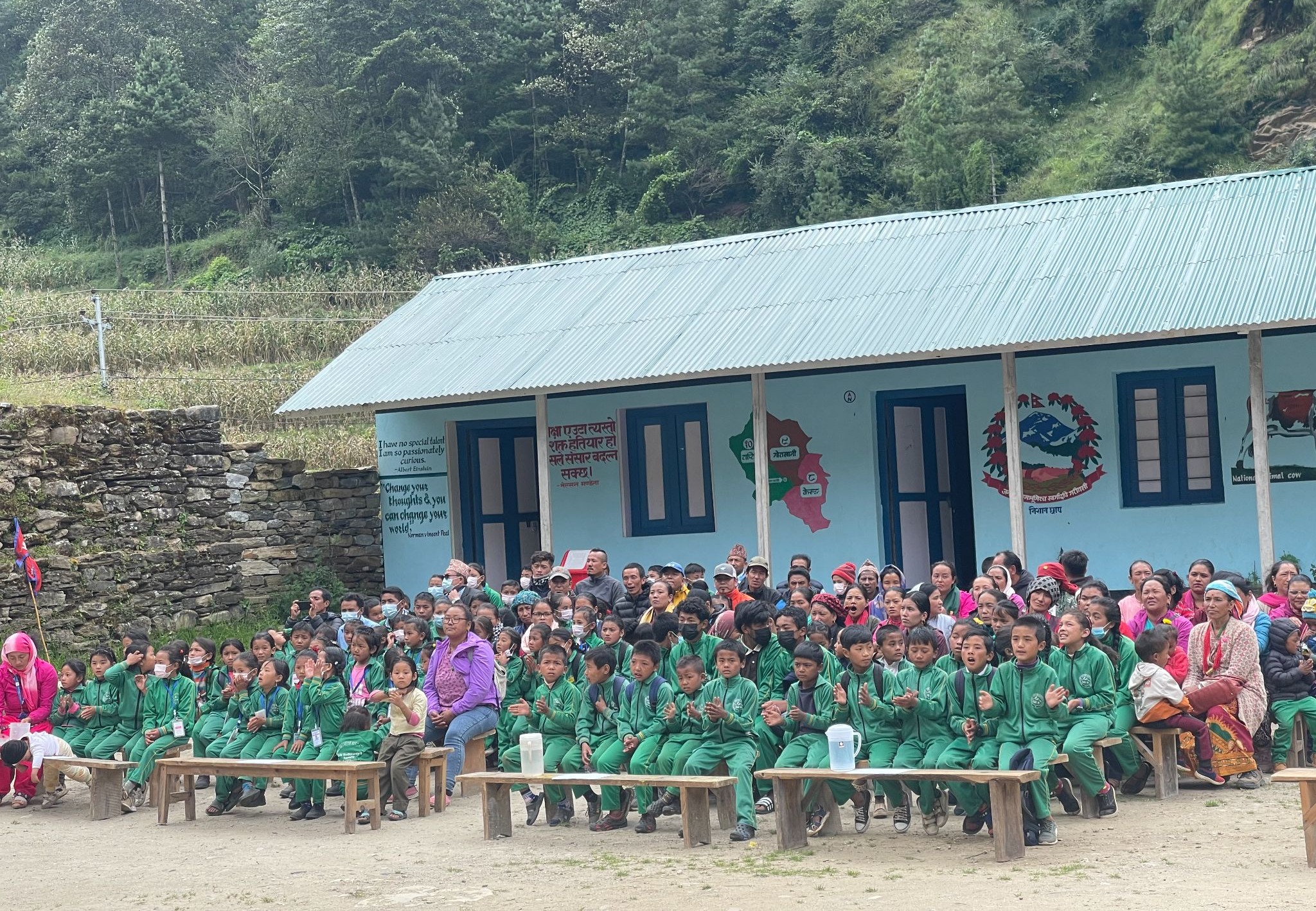 Bomzan Social Service’s annual distribution program