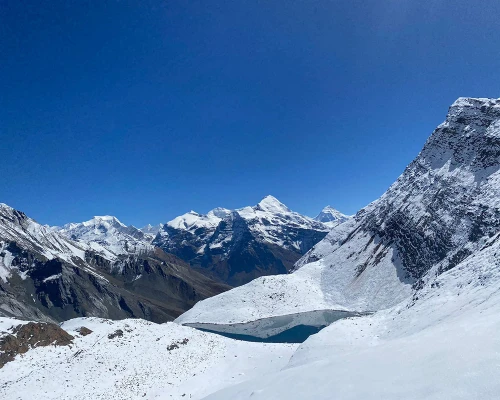 View From Thorong La Pass