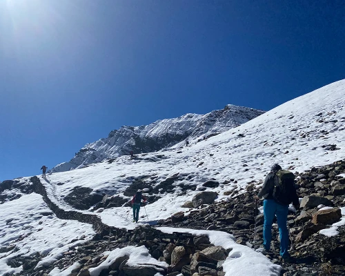 Way To Thorong La Pass