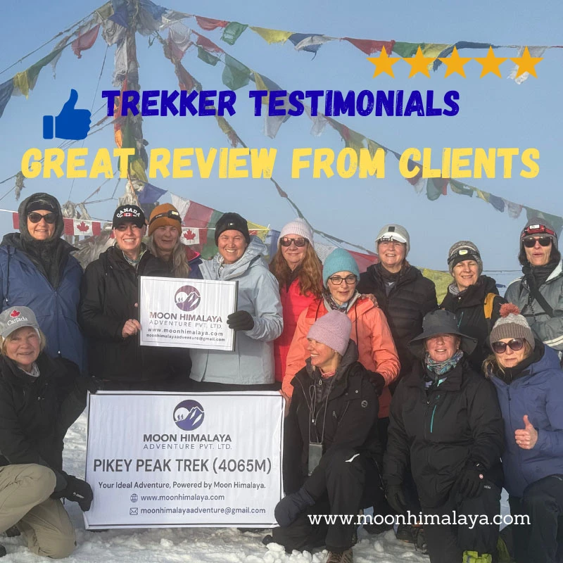 Trekker Testimonials - Moon Himalaya Adventure